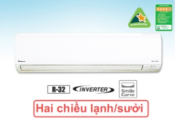 Điều hòa Daikin 2 chiều 9000BTU inverter gas R32 FTHF25RVMV